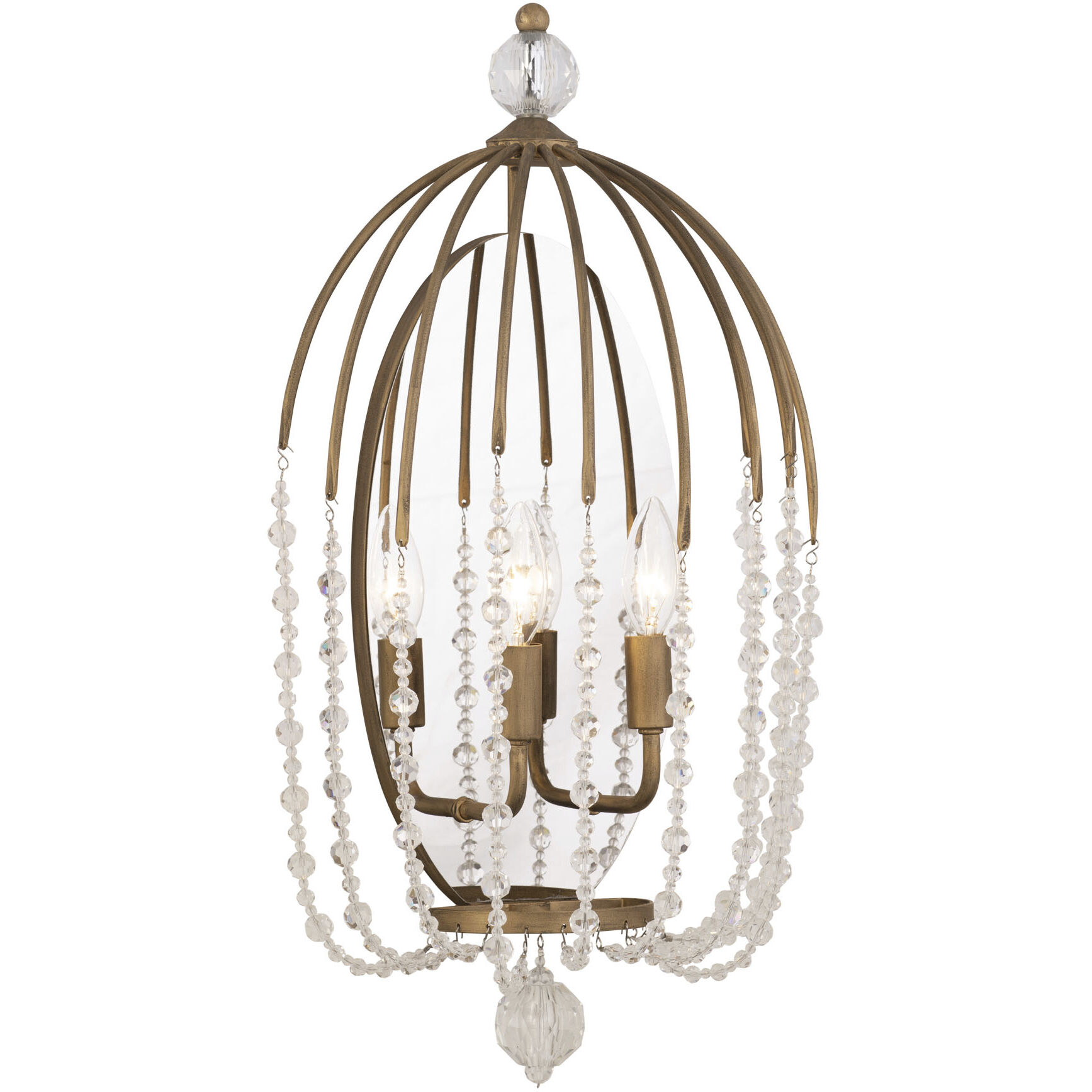 Voliere 2 Light 12 inch Havana Gold Wall Sconce Wall Light