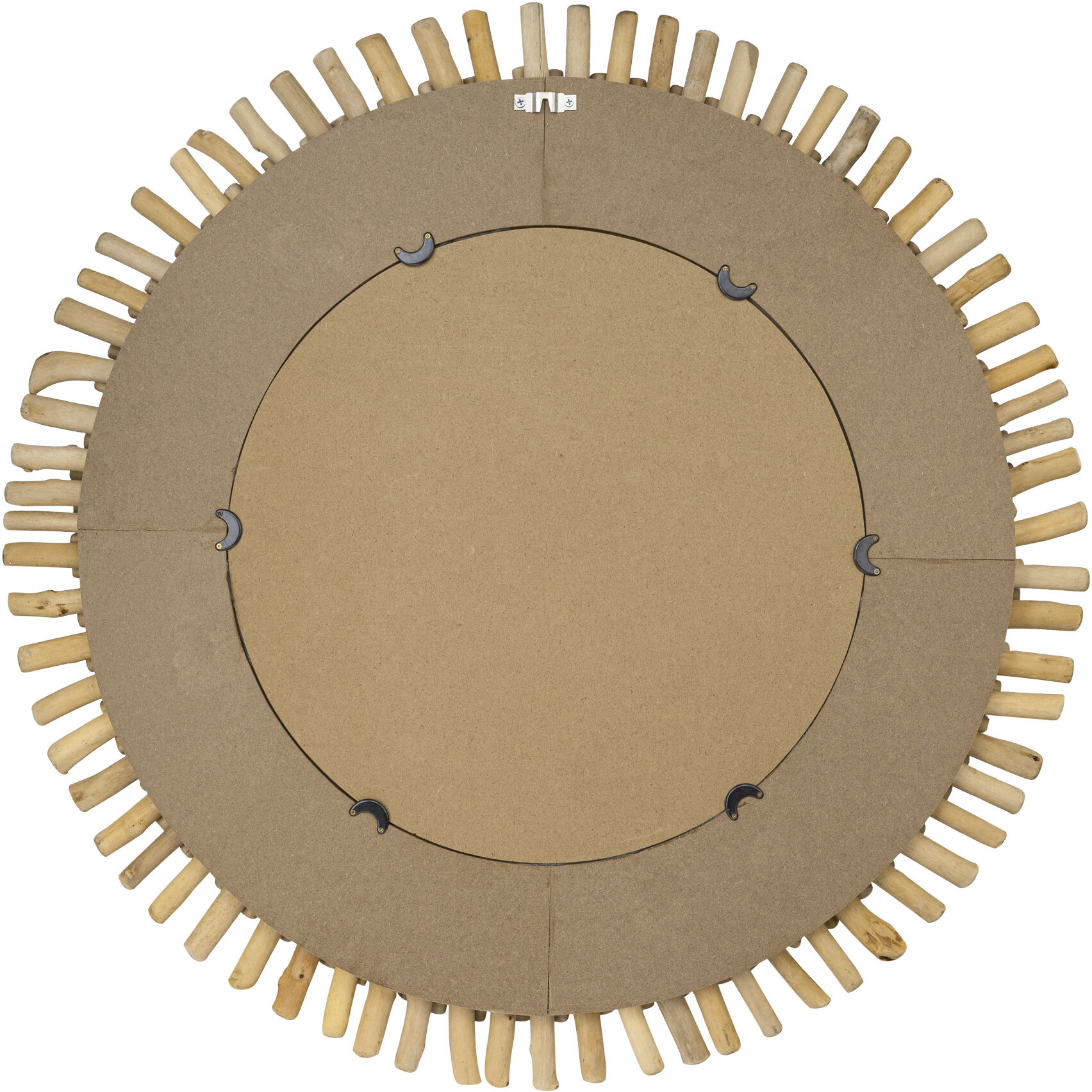 Drifter 34 X 34 inch Natural Driftwood Wall Mirror