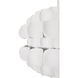 Swoon 3 Light 20 inch Matte White Pendant Ceiling Light, Smithsonian Collaboration