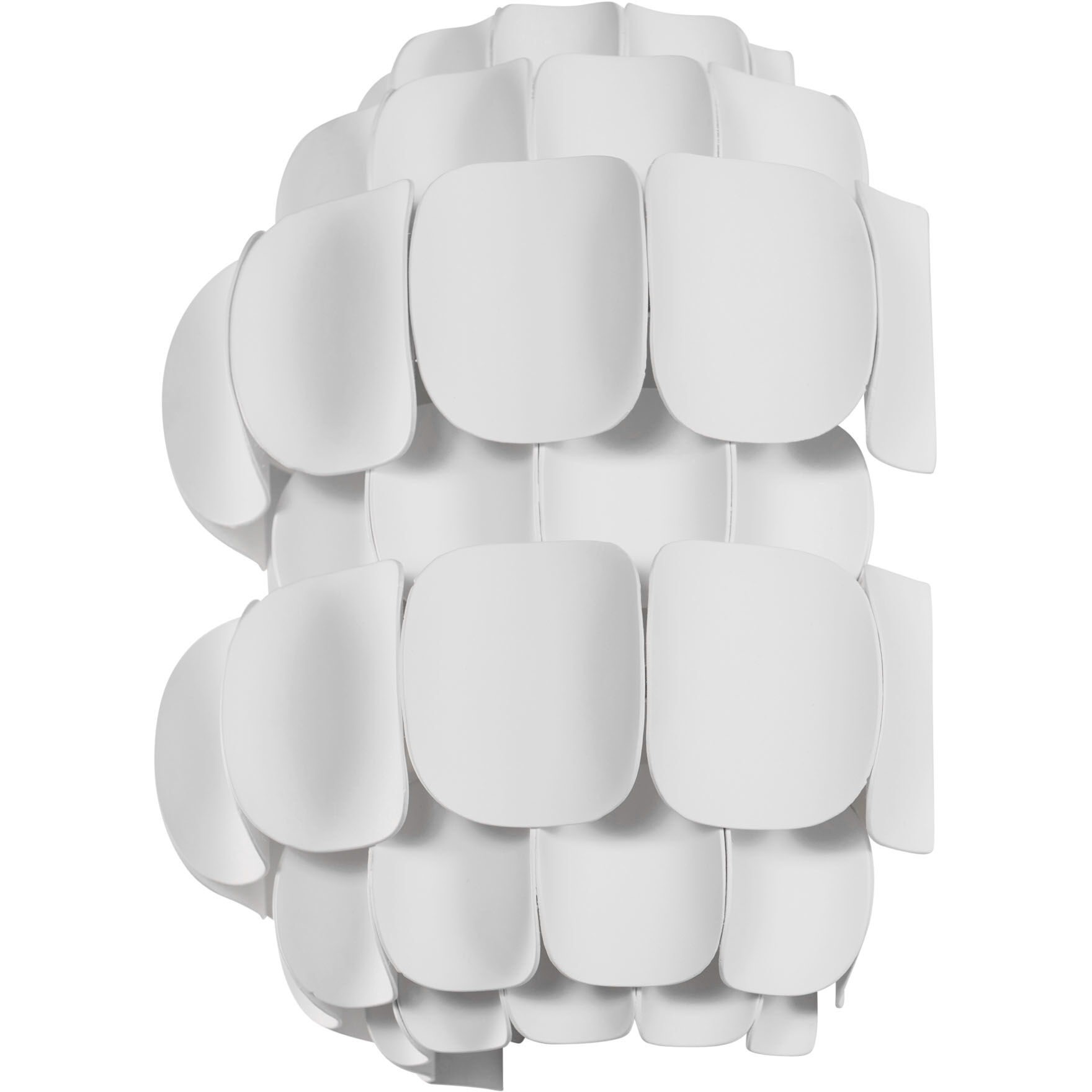 Swoon 1 Light 10 inch Matte White Wall Sconce Wall Light, Smithsonian Collaboration