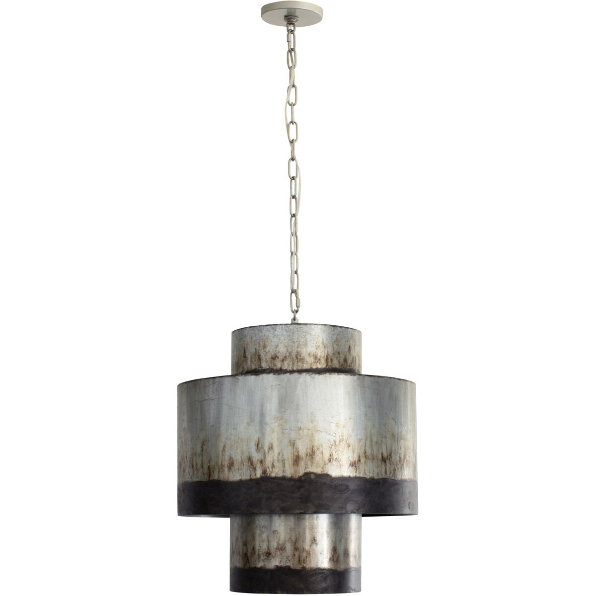 Cannery 4 Light 18 inch Ombre Galvanized Pendant Ceiling Light