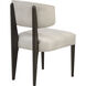 Terra Dark Brown Oak with Ecru Dining Chair, Set of 2