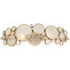 Fascination 2 Light 25 inch Zen Gold Vanity Light Wall Light in Recycled Champagne Bottle Glass 