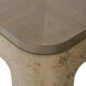 McKinney 44 X 44 inch Mushroom Oak with Mappa Burl Coffee Table