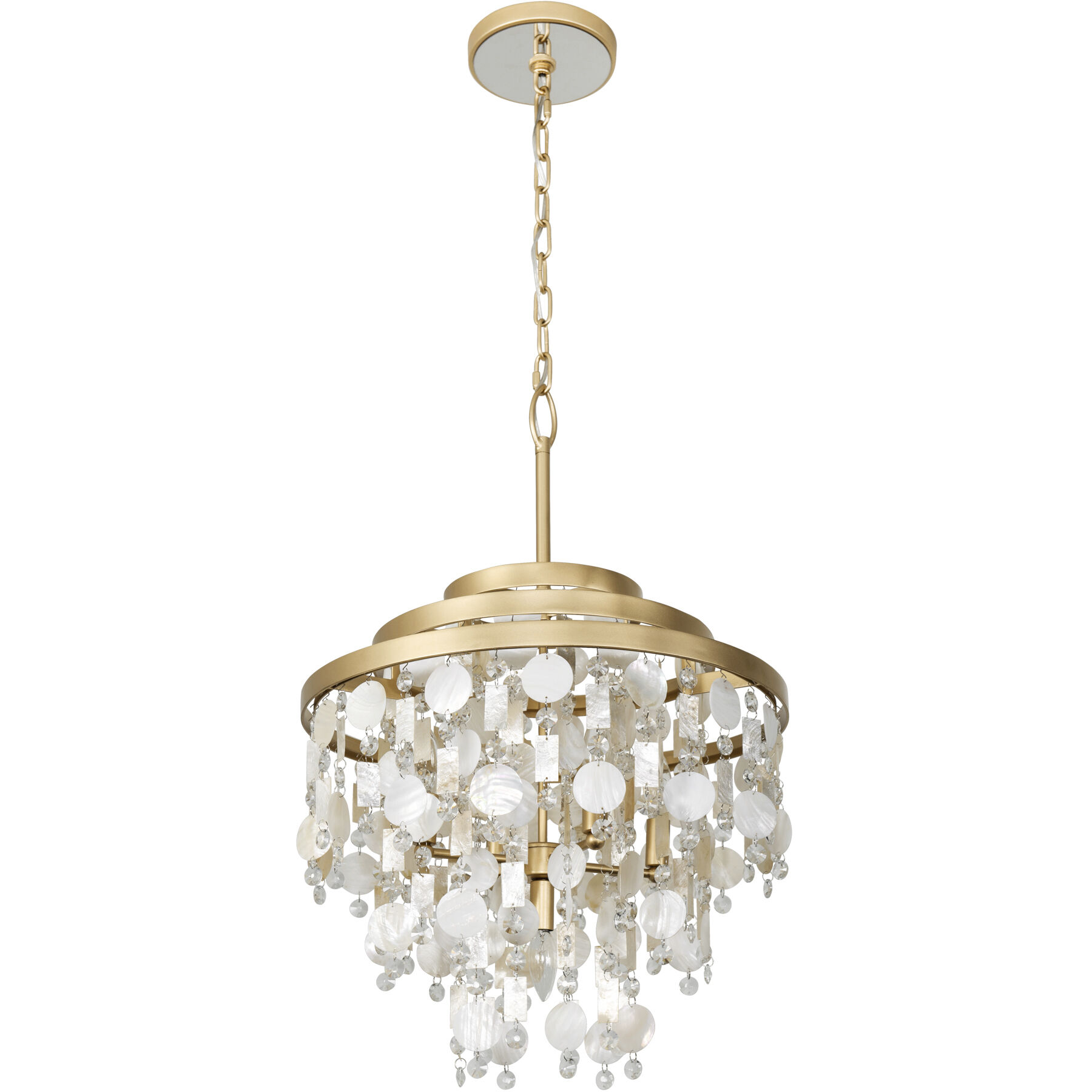 Kalani 5 Light 20 inch French Gold Chandelier Ceiling Light