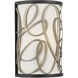 Scribble 1 Light 8 inch Matte Black with Artifact Wall Sconce Wall Light, Smithsonian Collaboration