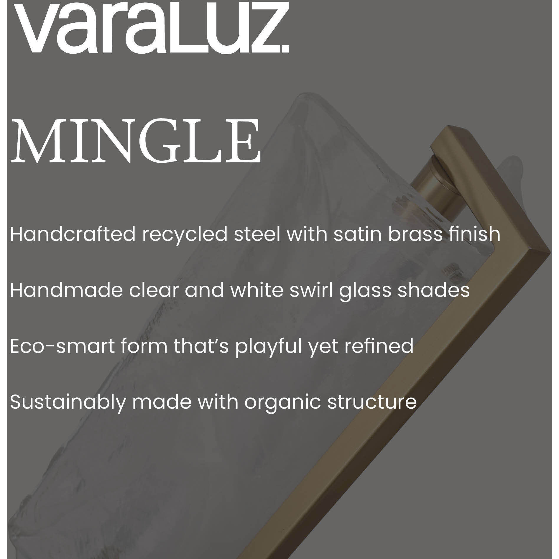 Mingle 2 Light 42 inch Satin Brass Linear Pendant Ceiling Light