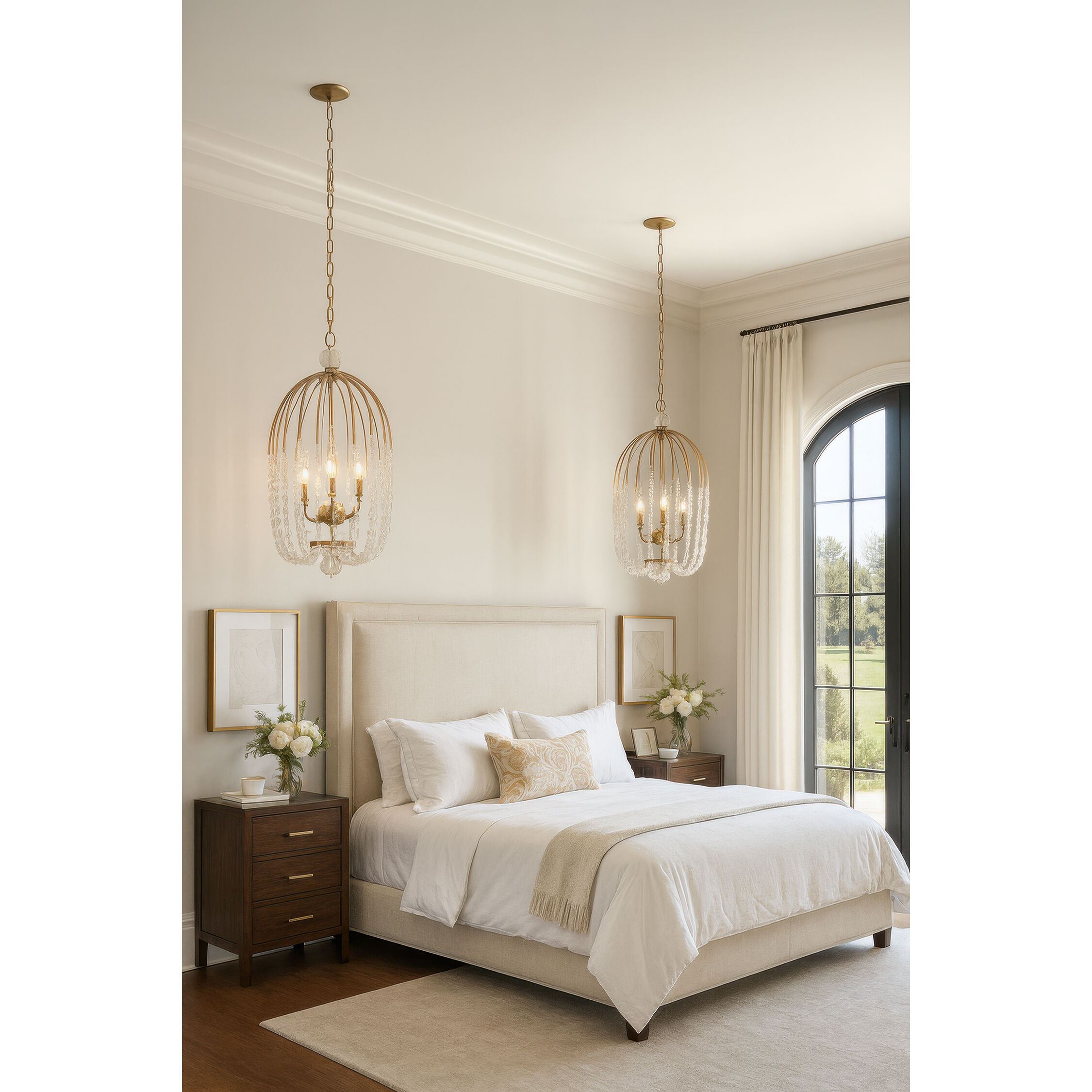 Voliere 3 Light 14.5 inch Havana Gold Pendant Ceiling Light