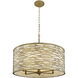 Kato 6 Light 30 inch REF Pendant Ceiling Light in Havana Gold