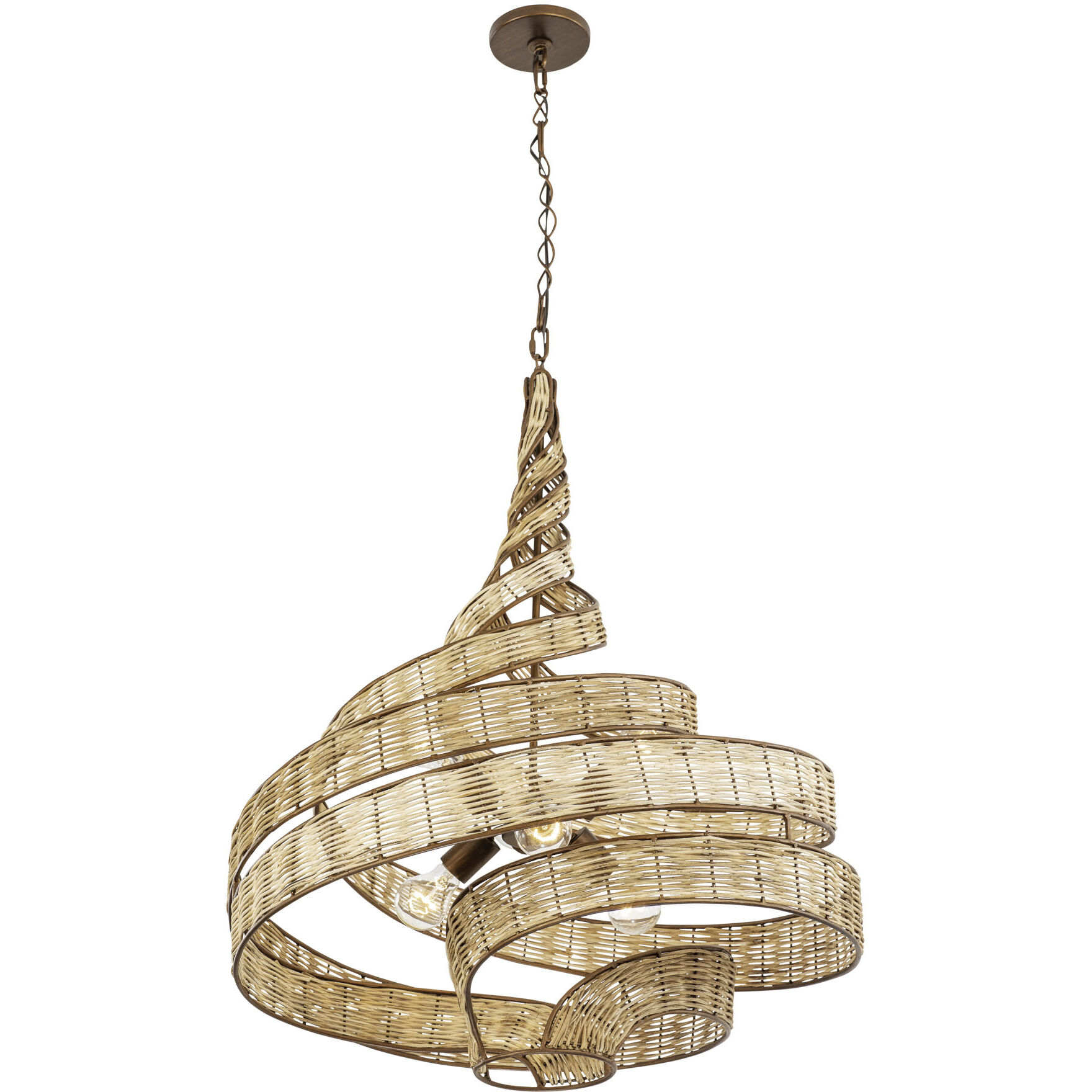 Flow 6 Light 26 inch Baguette Pendant Ceiling Light, Smithsonian Collaboration