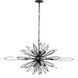 Orbital 16 Light 36 inch Carbon Pendant Ceiling Light