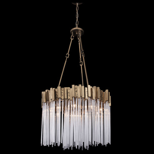 Matrix 9 Light 25 inch Havana Gold Pendant Ceiling Light