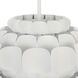 Swoon 1 Light 16 inch Matte White Pendant Ceiling Light, Smithsonian Collaboration