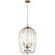 Voliere 6 Light 16.75 inch Havana Gold Pendant Ceiling Light