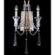 Barcelona 2 Light 10.5 inch Transcend Silver Wall Sconce Wall Light