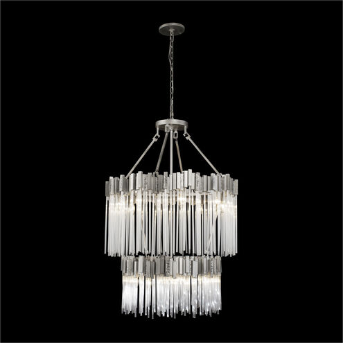 Matrix 14 Light 30 inch Rainy Night Chandelier Ceiling Light