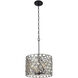 Windsor 4 Light 18 inch Carbon and Havana Gold Pendant Ceiling Light