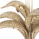 Century Palm 9 Light 38 inch Country White Chandelier Ceiling Light