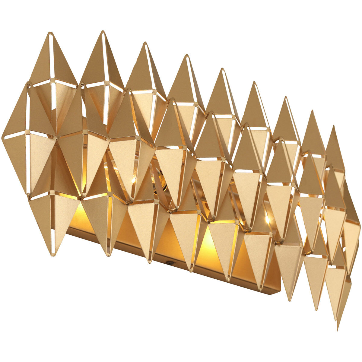 Forever 2 Light 19 inch French Gold Bath/Vanity Wall Light