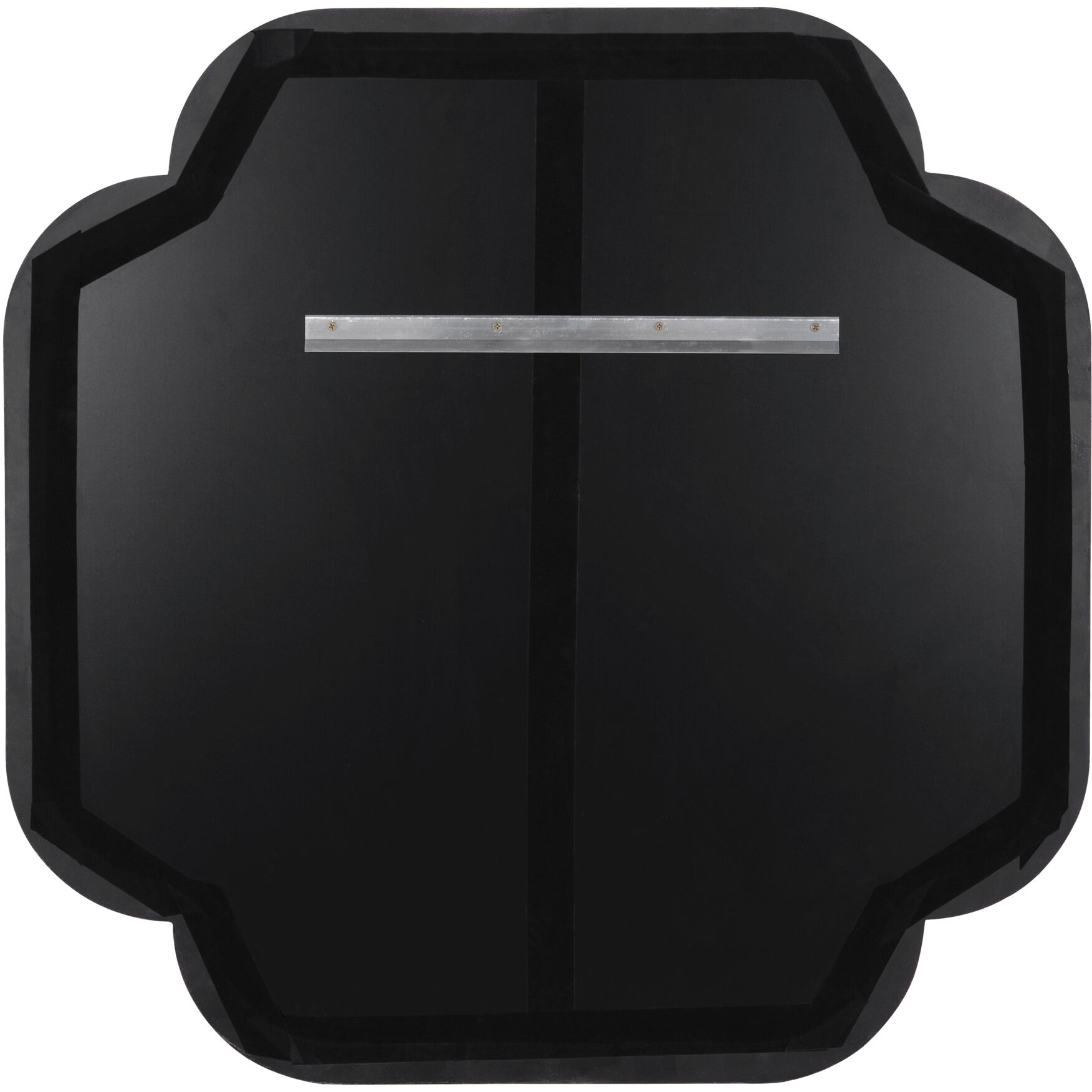 Swiss 36 X 36 inch Poplar Burl with Weathered Brass Wall Mirror