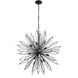 Orbital 16 Light 36 inch Carbon Pendant Ceiling Light