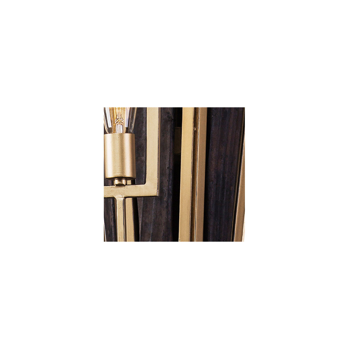 Madeira LED 22 inch Rustic Gold Chandelier Ceiling Light in 3