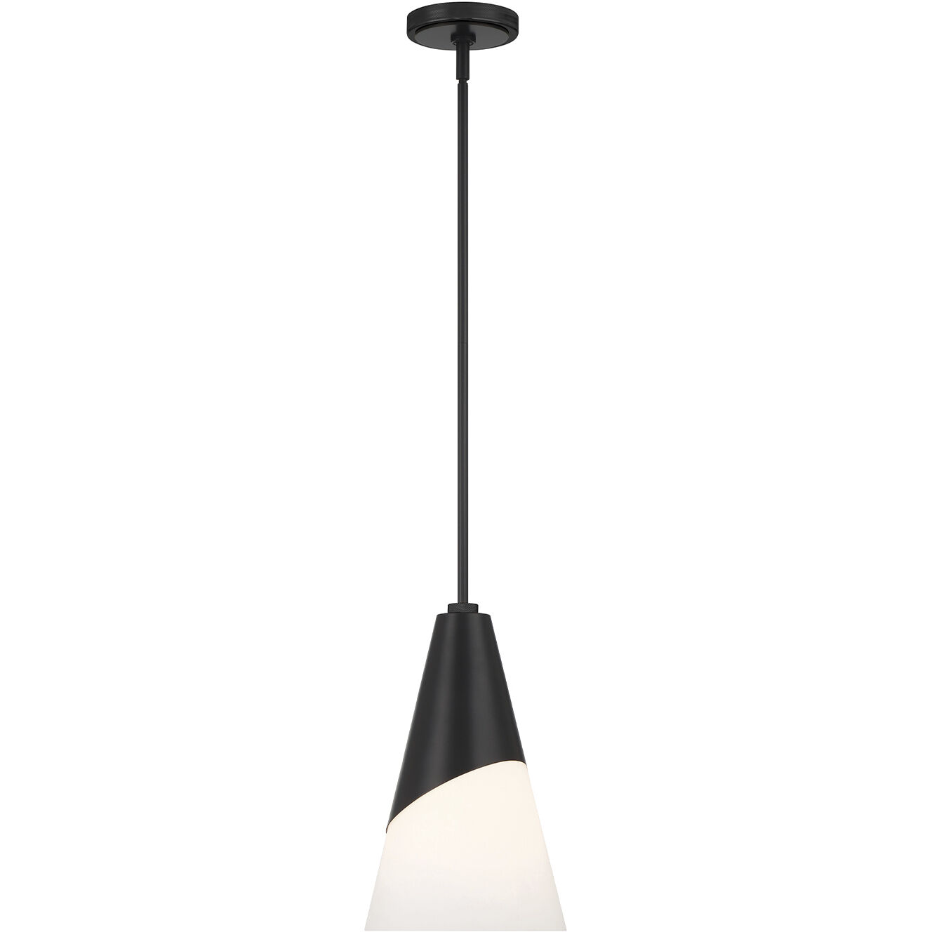 Tori 1 Light 9 inch Matte Black Mini Pendant Ceiling Light