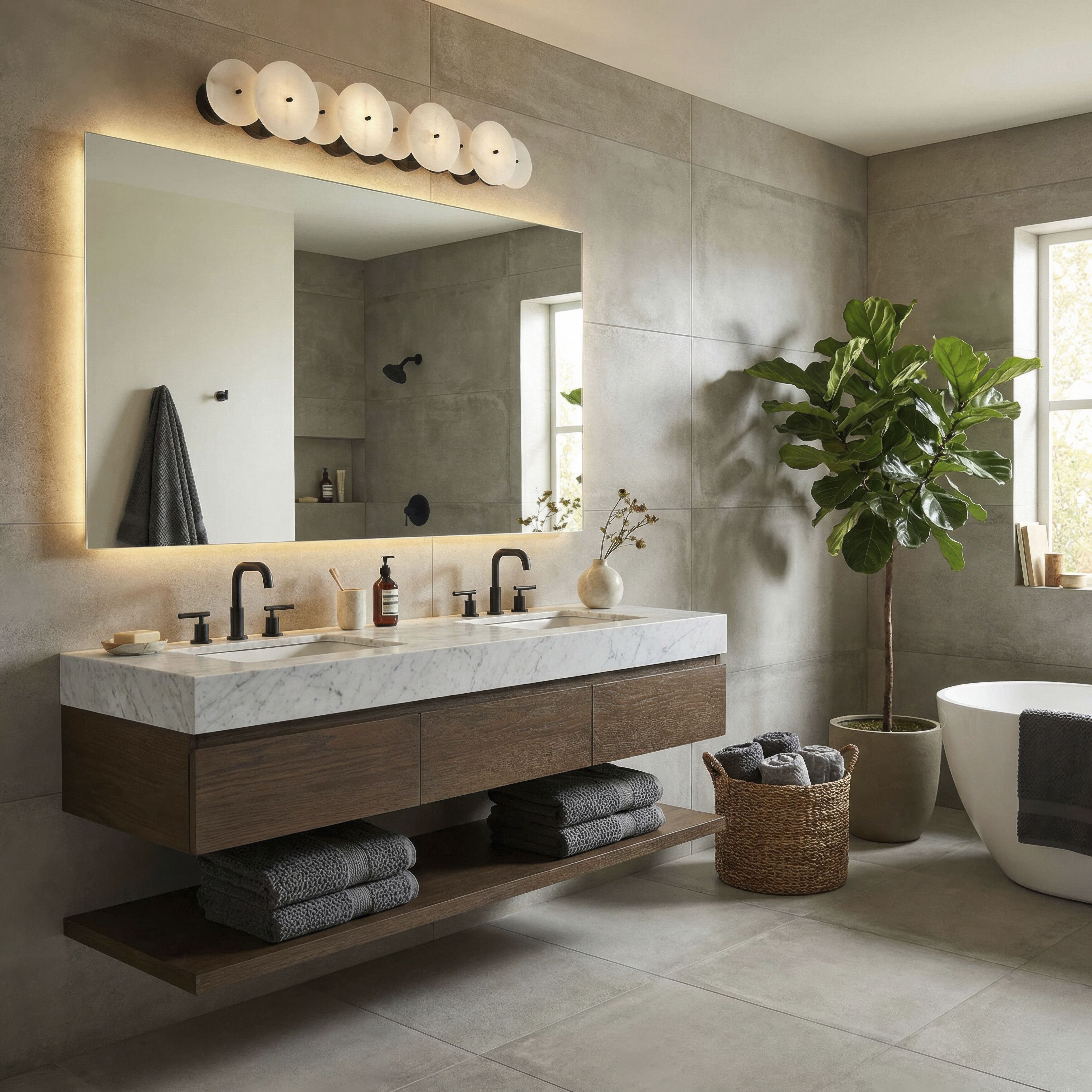 Cosmos 4 Light 35.75 inch Matte Black Bath Vanity Light Wall Light, Smithsonian Collaboration