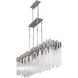 Matrix 8 Light 48.25 inch Rainy Night Linear Pendant Ceiling Light
