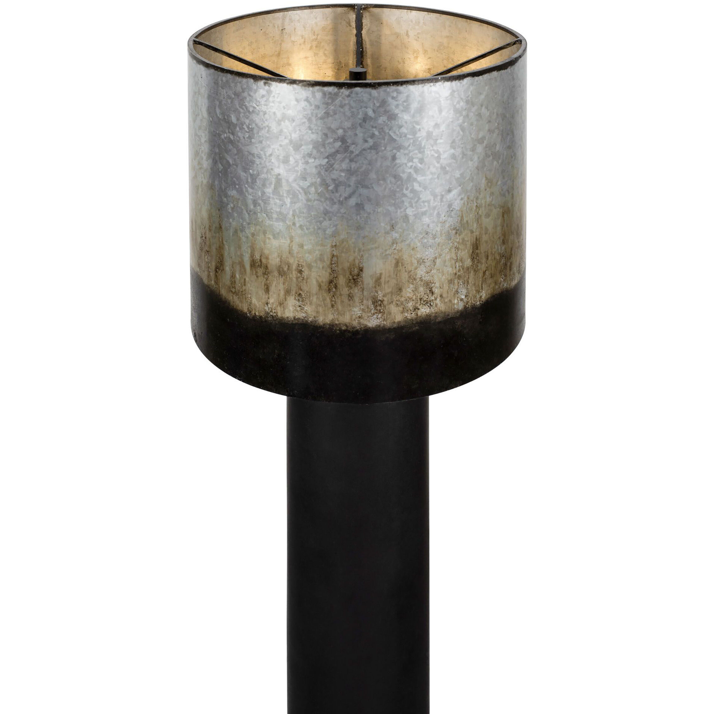 Cannery 33 inch 60 watt Ombre Galvanized Buffet Table Lamp Portable Light