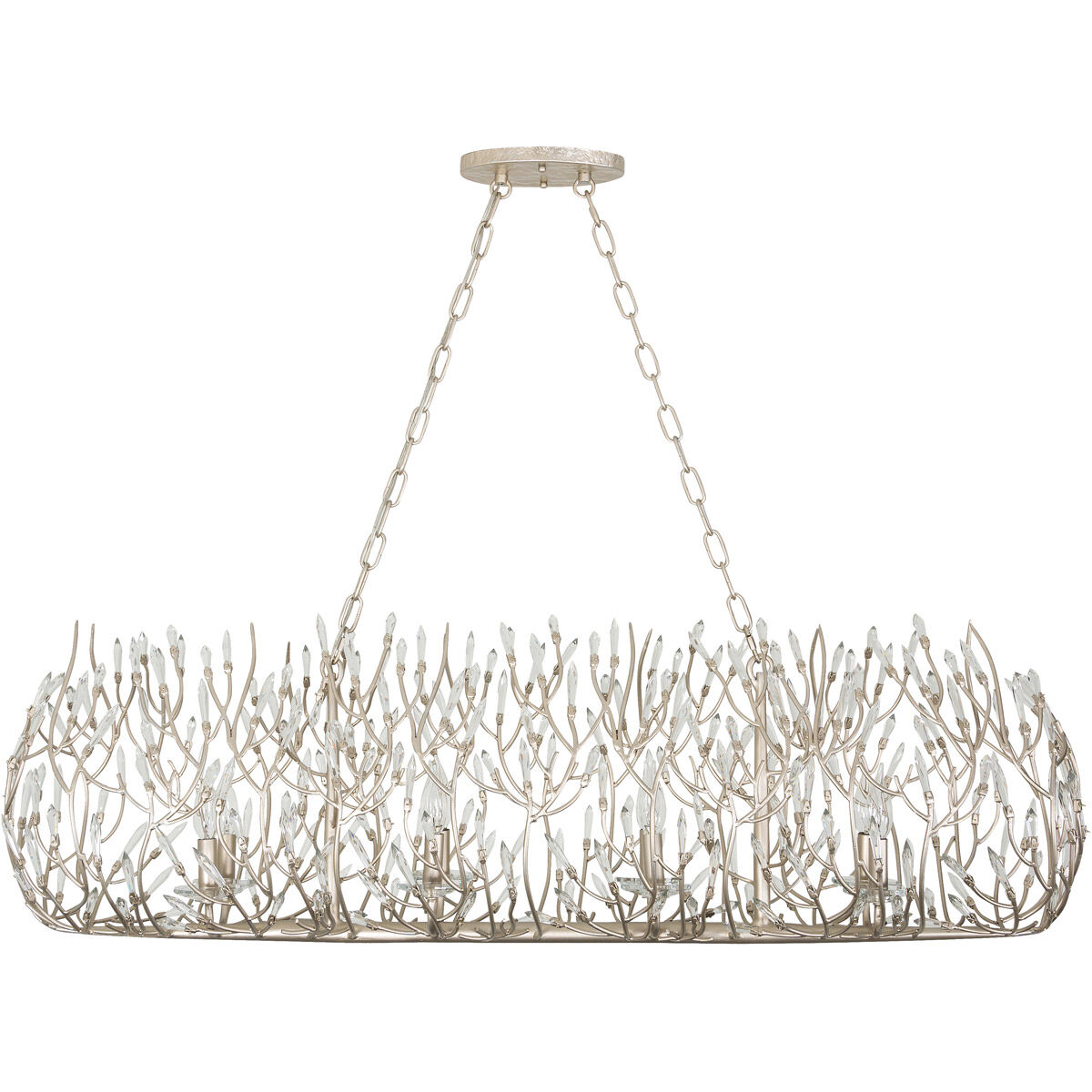 Bask Linear Pendant Ceiling Light in 8