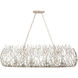 Bask 8 Light 48 inch Gold Dust Linear Pendant Ceiling Light