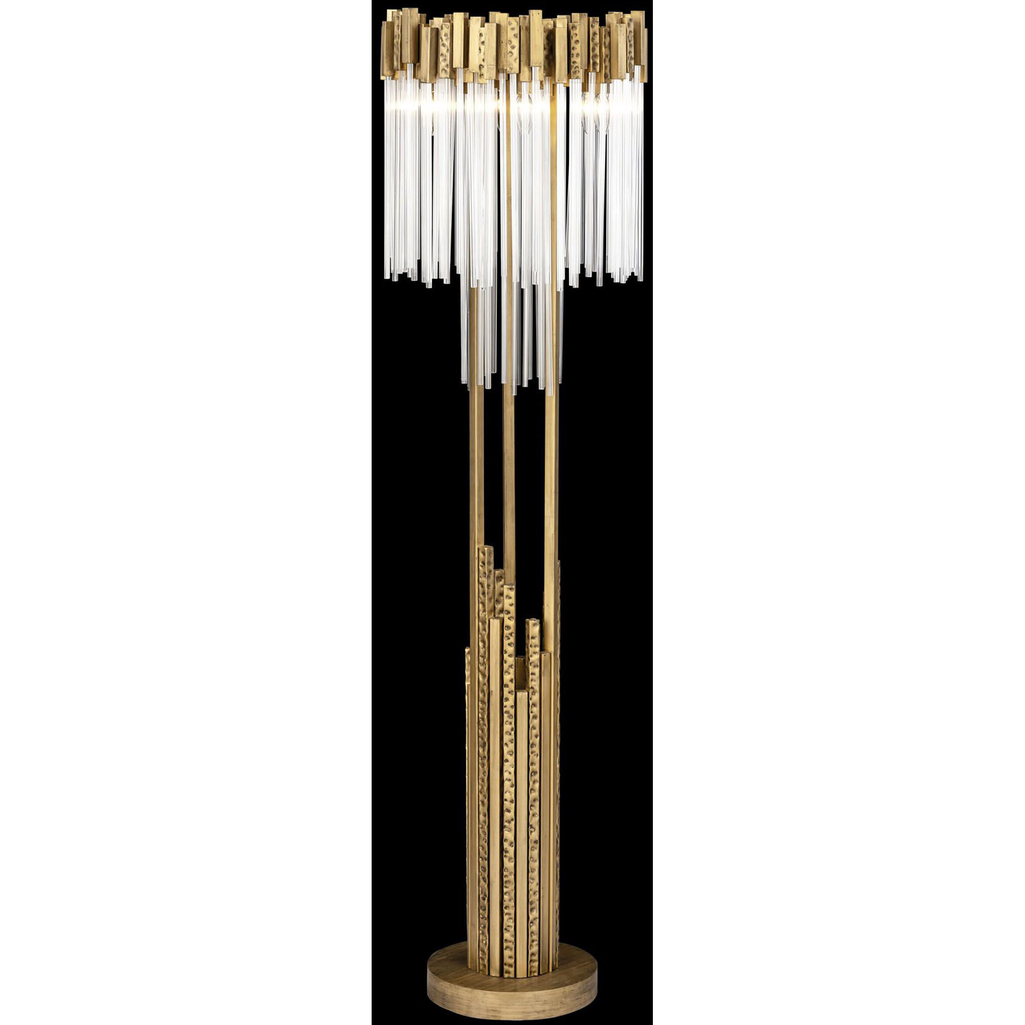 Matrix 68 inch 60 watt Havana Gold Floor Lamp Portable Light