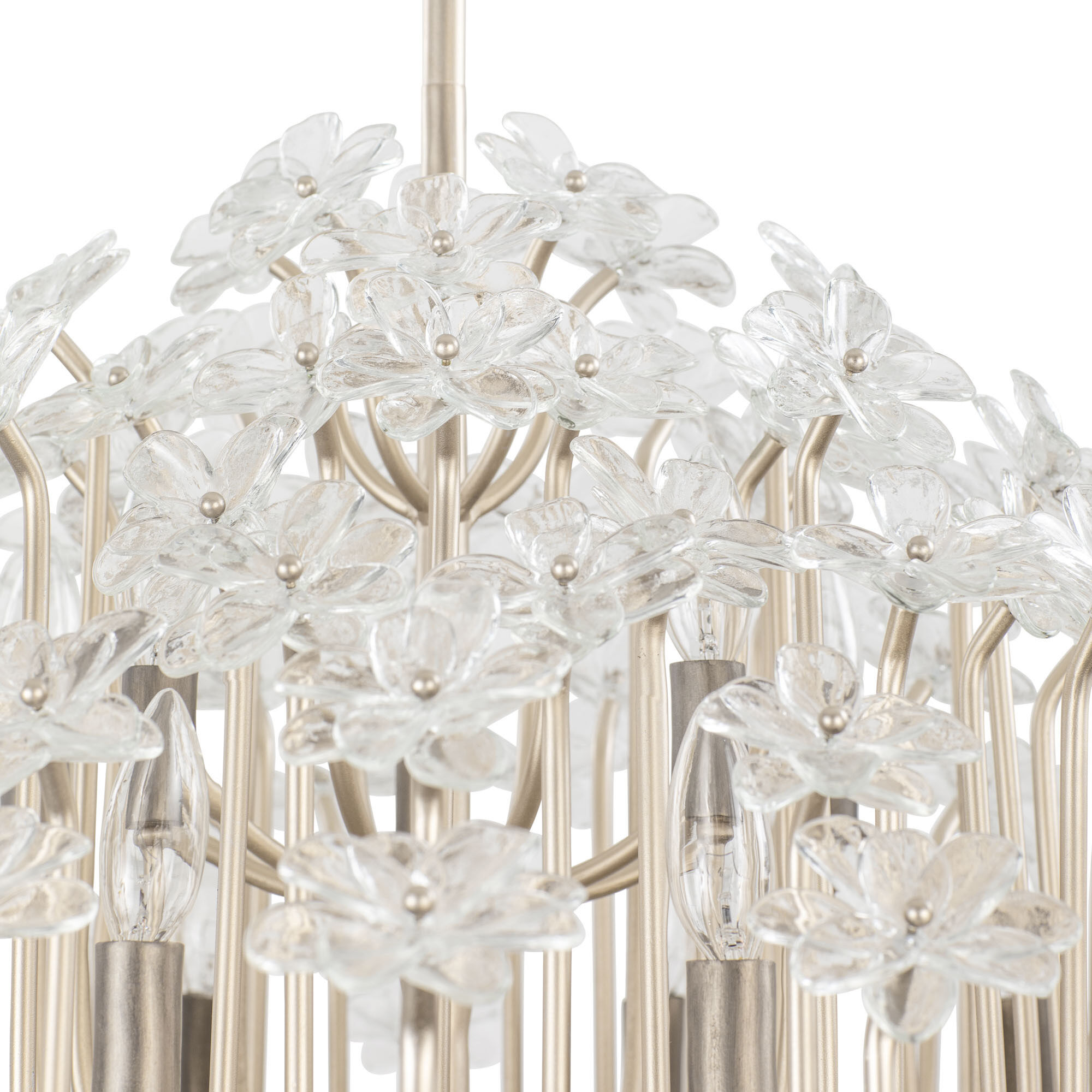 Wildflower 15 Light 40 inch Gold Dust/Artifact Chandelier Ceiling Light, Smithsonian Collaboration