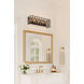 Windsor 3 Light 23.75 inch Carbon and Havana Gold Bath Vanity Light Wall Light