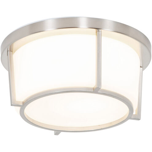 Smart LED 10 inch Satin Nickel Flush Mount Ceiling Light