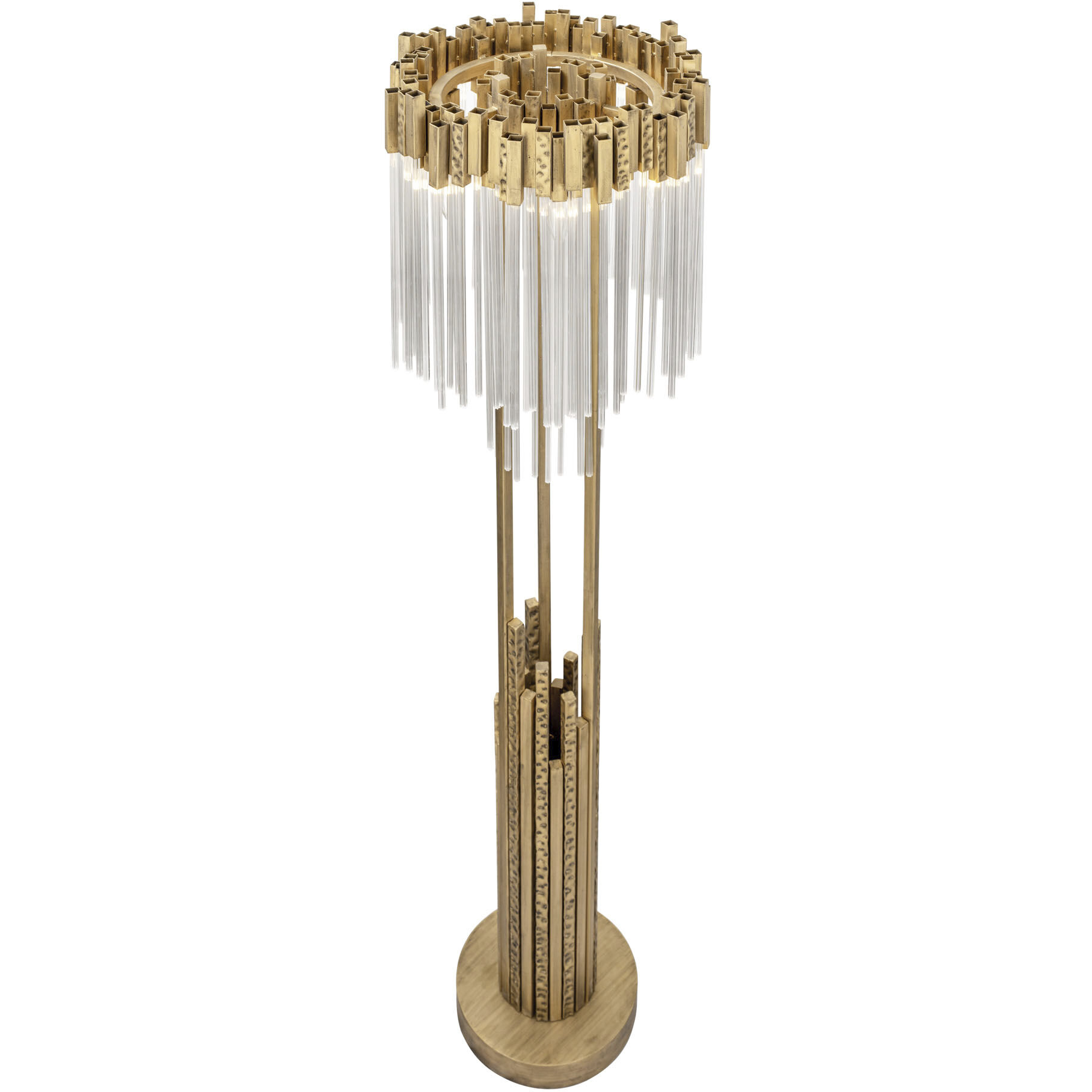 Matrix 68 inch 5 watt Havana Gold Floor Lamp Portable Light