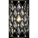 Windsor 1 Light 7 inch Carbon and Havana Gold Wall Sconce Wall Light