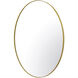 Tablet 30 X 22 inch Gold Wall Mirror