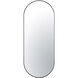 Capsule 60 X 24 inch Black Wall Mirror