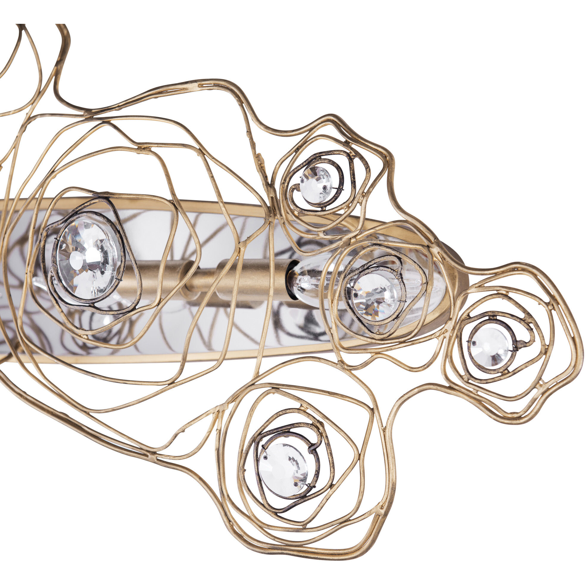 Ethereal Rose 4 Light 13.5 inch Havana Gold Ombre Wall Sconce Wall Light