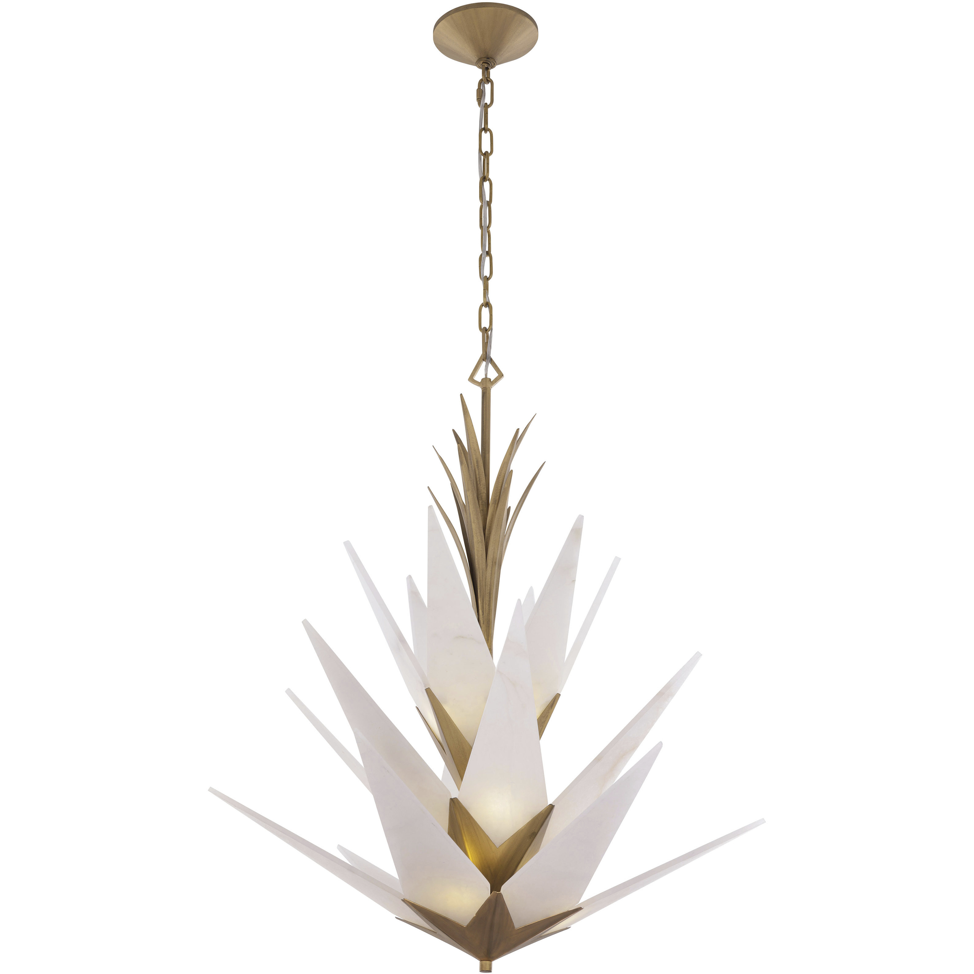Mojave 9 Light 28 inch Havana Gold Pendant Ceiling Light