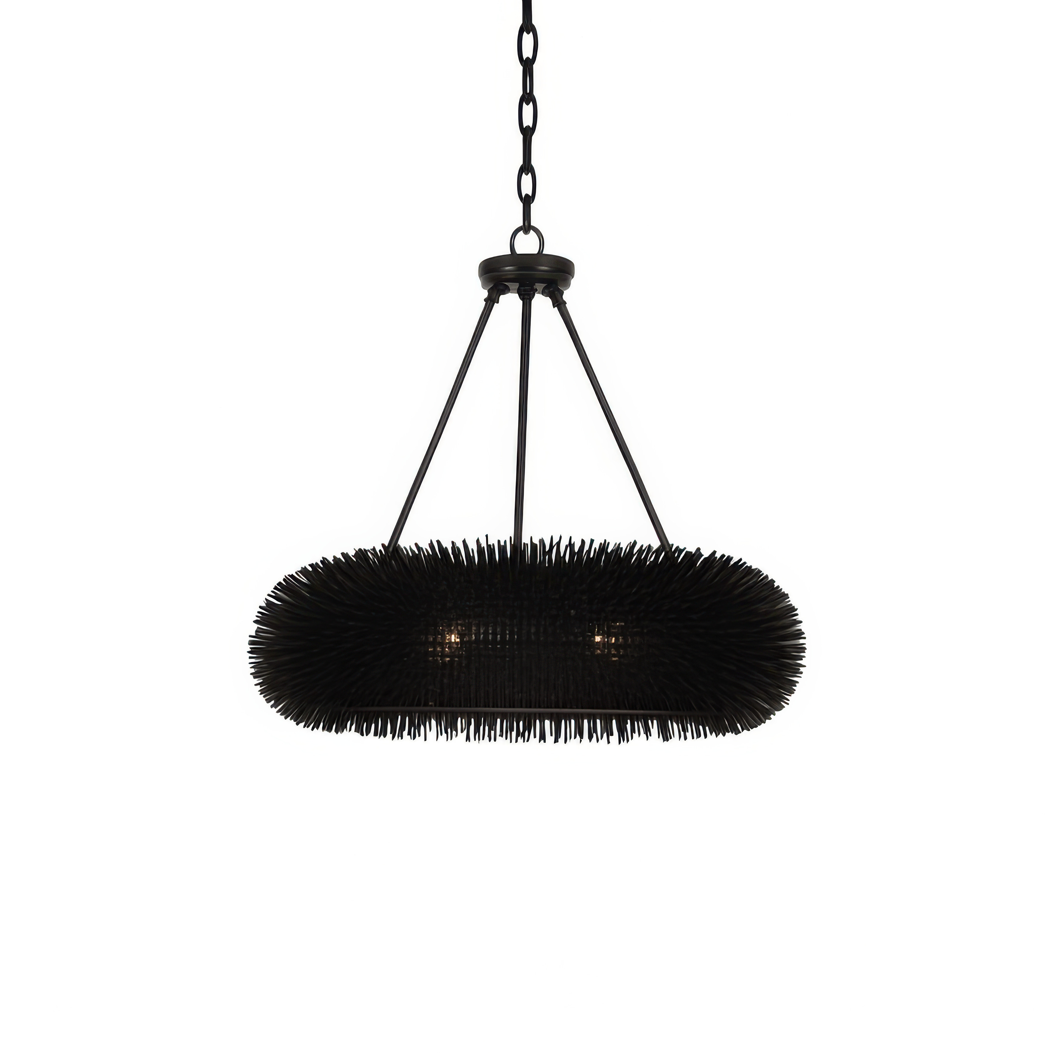 Urchin 6 Light 24 inch Black Pendant Ceiling Light