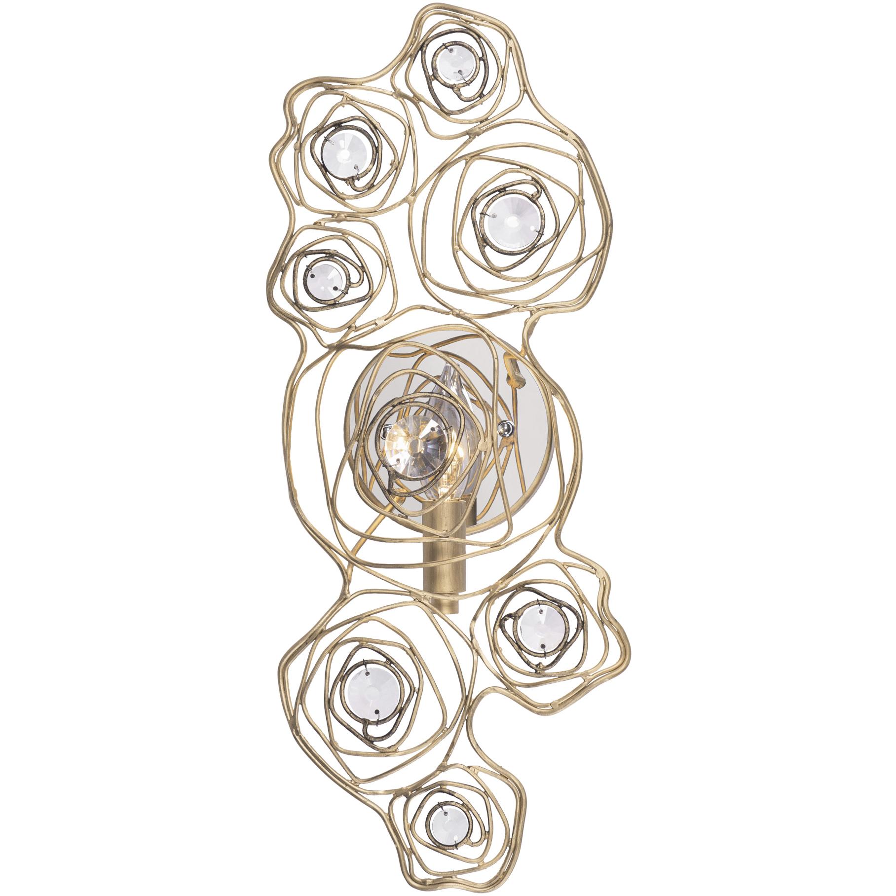 Ethereal Rose 1 Light 8.5 inch Havana Gold Ombre Wall Sconce Wall Light