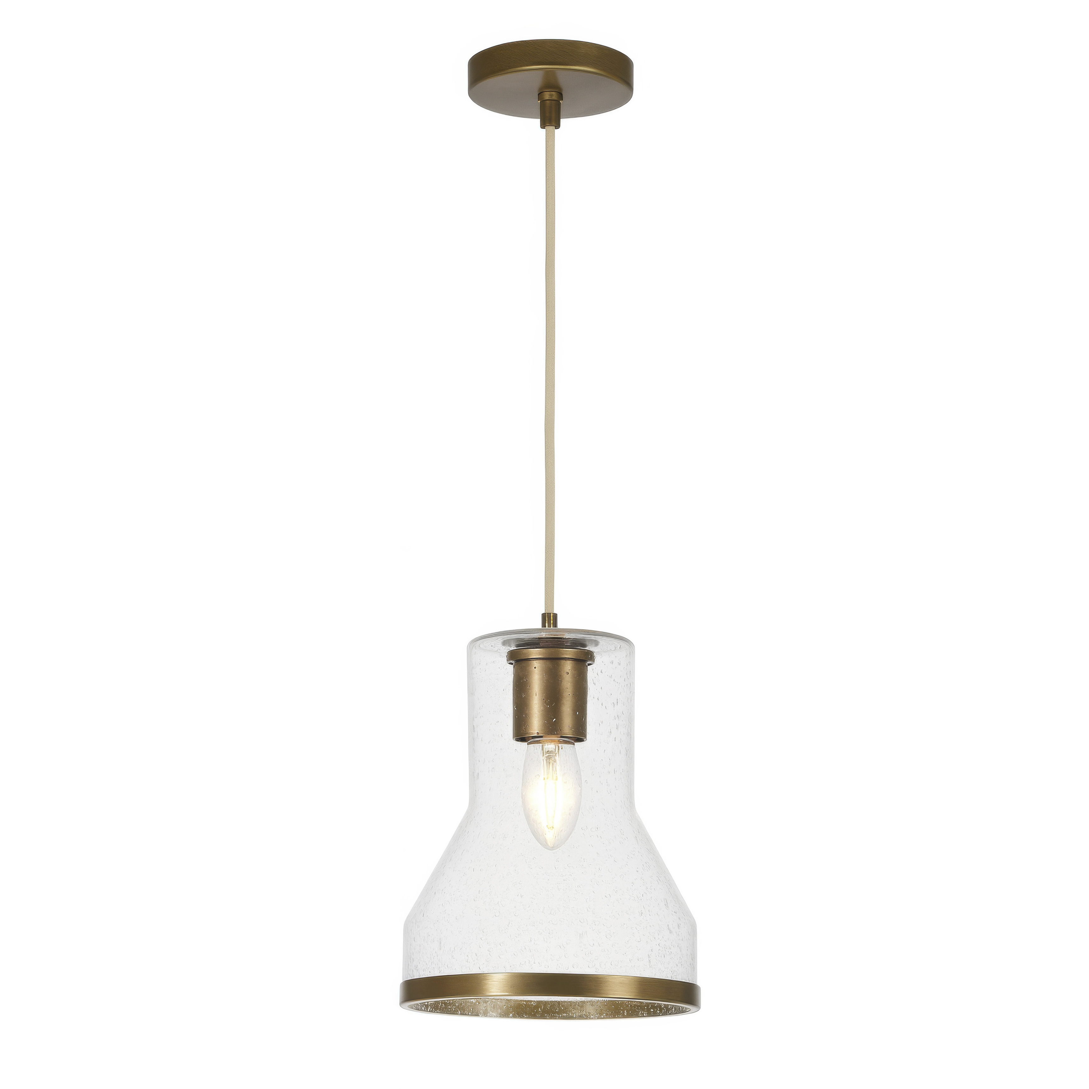 Alicia 1 Light 7 inch Antique Bronze Mini Pendant Ceiling Light