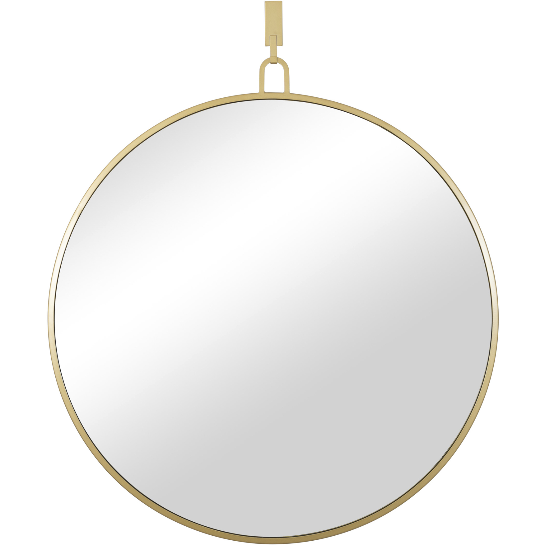 Stopwatch 43.25 X 40 inch Gold Accent Wall Mirror, Varaluz Casa
