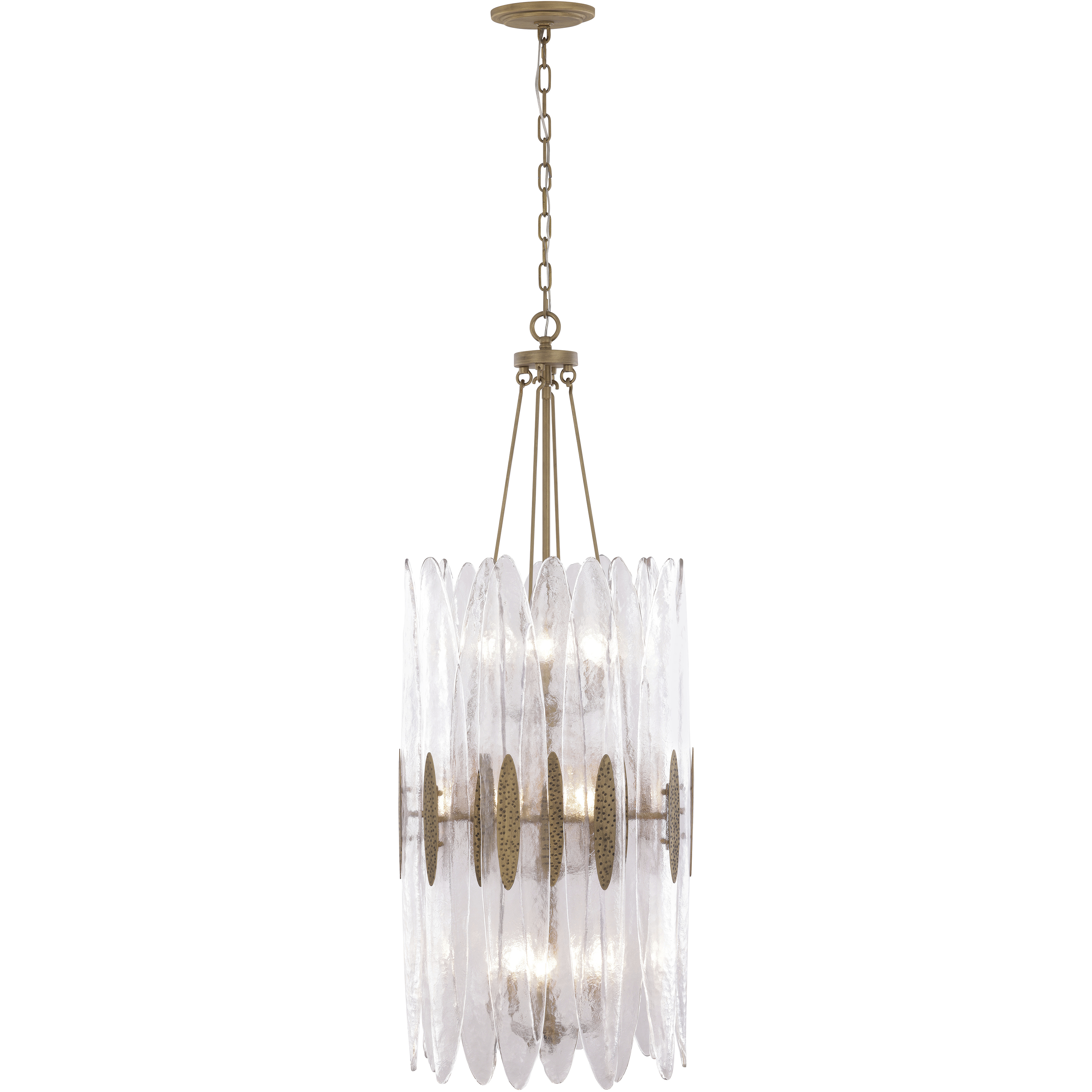 Aurora 9 Light 18 inch Havana Gold Pendant Ceiling Light