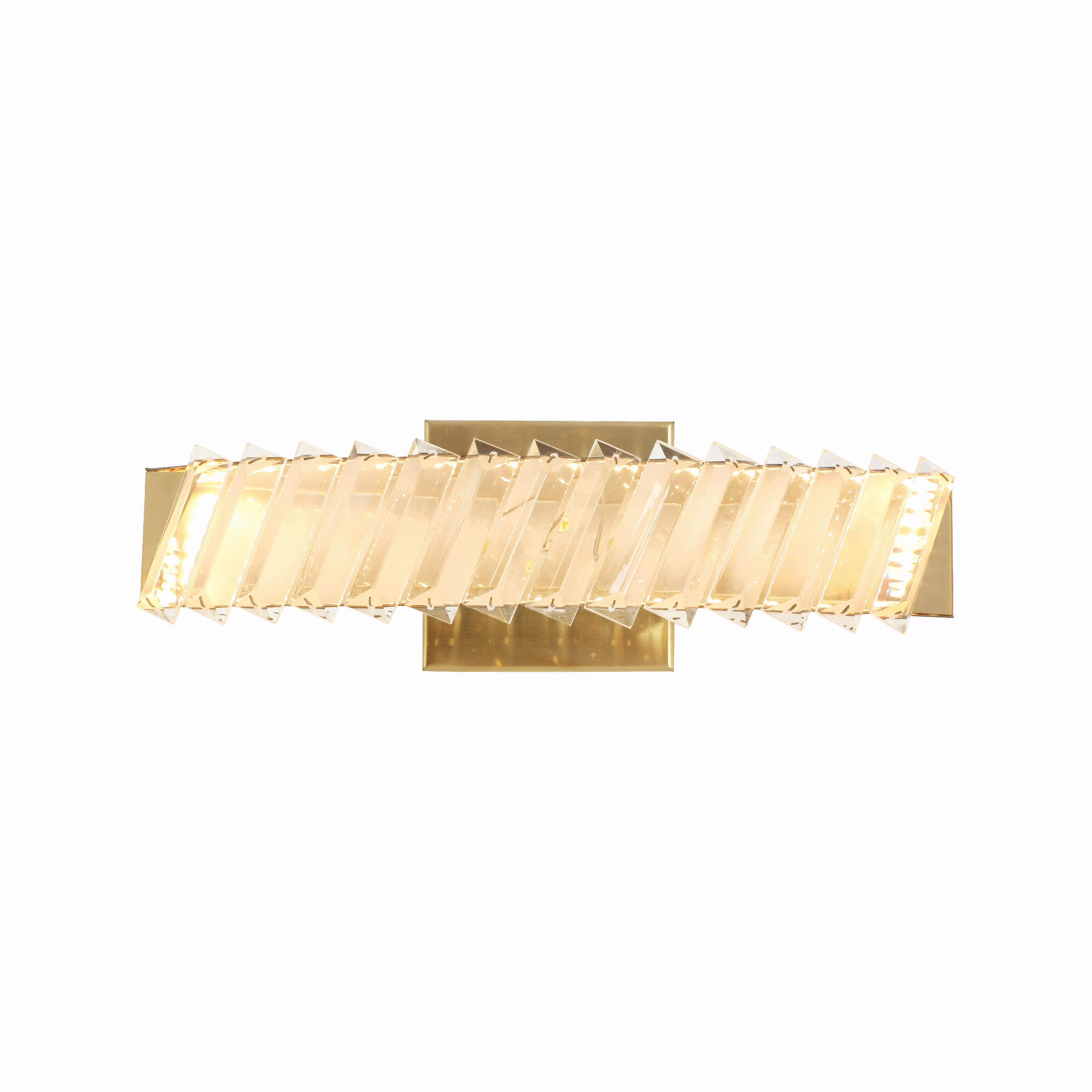 Golden Ratio 1 Light 13.8 inch Satin Gold Vanity Light Wall Light