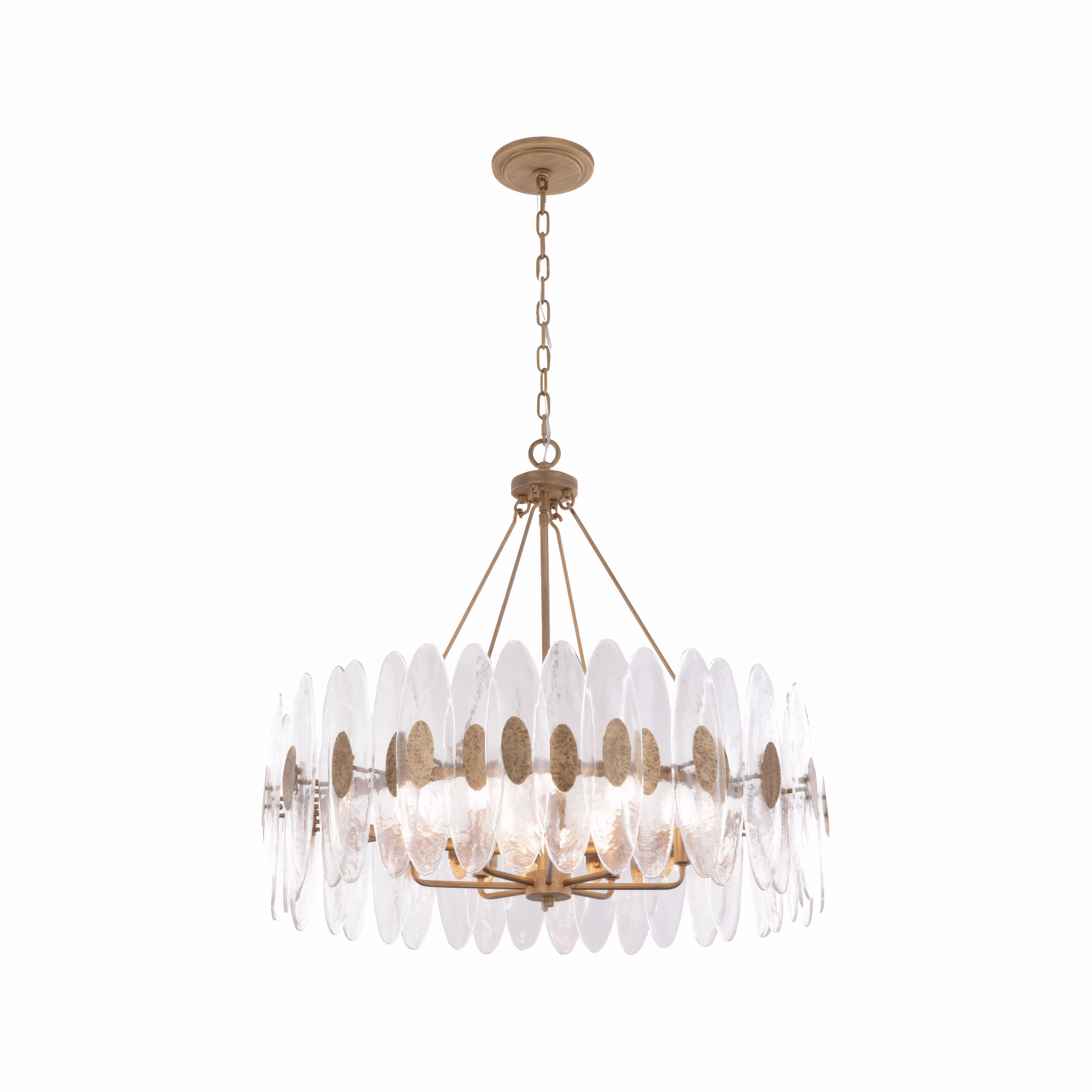 Aurora 8 Light 32 inch Havana Gold Pendant Ceiling Light