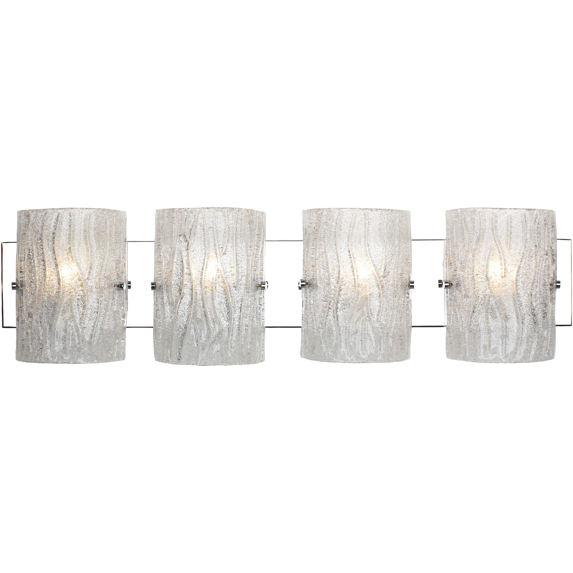 Brilliance 4 Light 31.15 inch Chrome Bath Vanity Light Wall Light